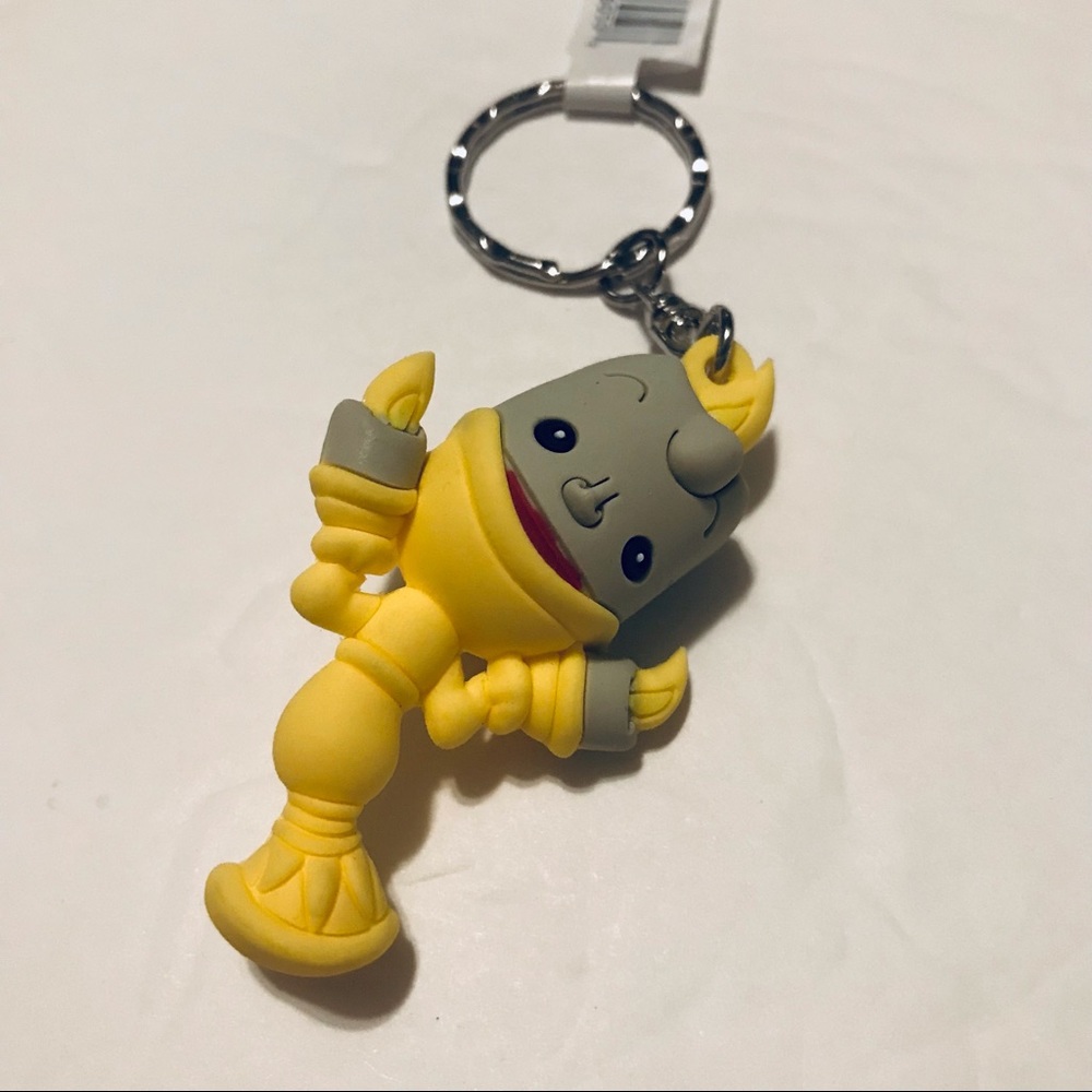 Disney Beauty and the Beast Lumiere Candlestick Keychain